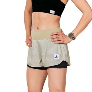 Short 2 en 1 femme Saysky Pace 3" image-0