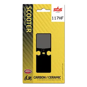 Pastillas de freno moto SBS 117 (680 HF) image-0
