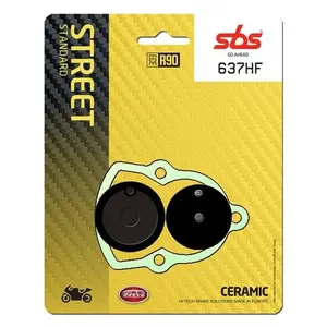 Plaquette de frein moto SBS SBS 637HF image-0