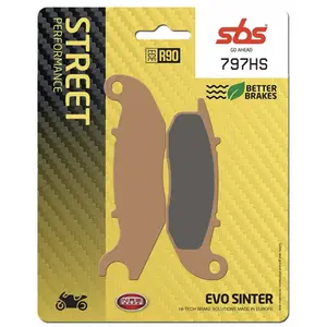 Motorcycle brake pads SBS 797HS image-0