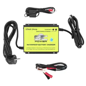 Cargador de baterías y controlador de carga inteligentes a bordo SC Power SCA125 image-0