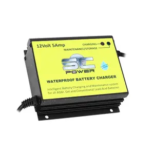 Cargador de baterías y controlador de carga inteligentes a bordo SC Power SCA125 image-1
