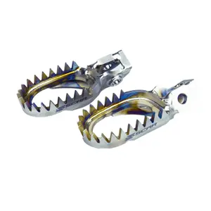 Titanium Mud Guard Motorcycle Footrest Scar Gas Gas