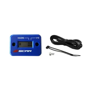 Wired Hour Meter for Motorbike with Velcro Scar image-0