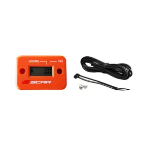 Wired Hour Meter for Motorbike with Velcro Scar image-0