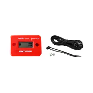 Wired Hour Meter for Motorbike with Velcro Scar image-0