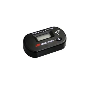Wireless Hour Meter for Motorcycle with Velcro Scar image-0