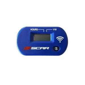Wireless Hour Meter for Motorcycle with Velcro Scar image-0