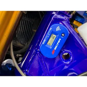 Wireless Hour Meter for Motorcycle with Velcro Scar image-1
