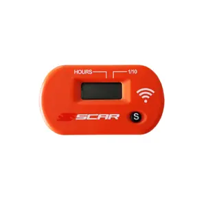 Wireless Hour Meter for Motorcycle with Velcro Scar image-0