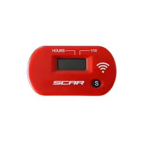Wireless Hour Meter for Motorcycle with Velcro Scar image-0