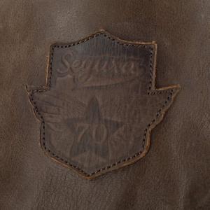 Casaco de motociclista de couro para mulheres Segura babylone image-2