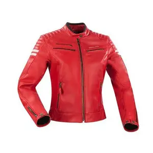 Motorrad-Lederjacke Frau Segura funky image-0
