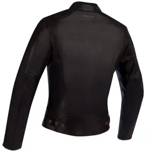 Casaco de motociclista de couro para mulheres Segura devon image-1