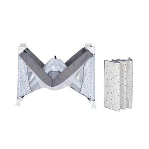 13-805-travel-cot-for-baby-schardt-sternchen-grau-60x120-cm