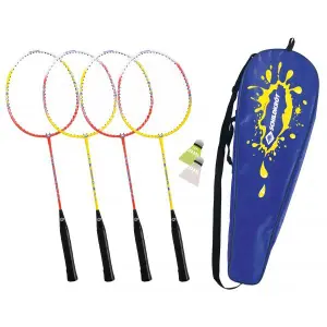 Conjunto de badminton com saco de transporte Schildkröt (x4) image-0