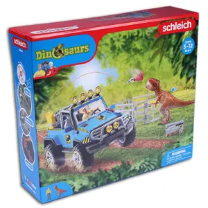 Figurine Schleich Geländewagen mit Dino-Außenposten DinoAußenposten (41464)