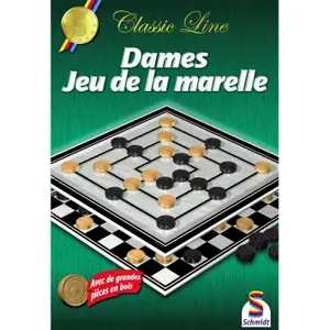 Classic line checkers board games Schmidt Spiele