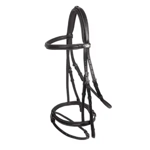 Schockemöhle Mannheim combined noseband bridle for riding image-0