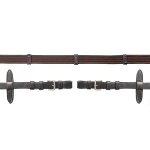 Rédeas de cinta com argola de couro para cavalo Schockemöehle image-1