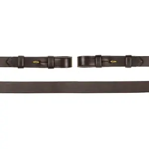 Lederzügel mit Haken und Stopfen ohne Stopp für Pferde Schockemöhle image-1