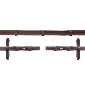 Rênes en cuira vec crochet et goujon pour cheval Schockemöehle Web image-1