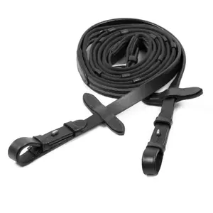 Rênes de préhension en cuir pour cheval Schockemöehle image-0