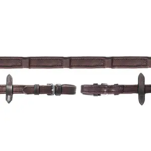 Wide leather reins for horse Schockemöhle Durasoft image-0