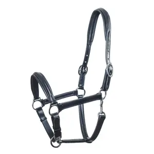 Schockemöhle Ulm heated leather halter for horses image-0