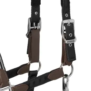 Licol nylon-cuir pour cheval Schockemöehle Memphis Safety image-1