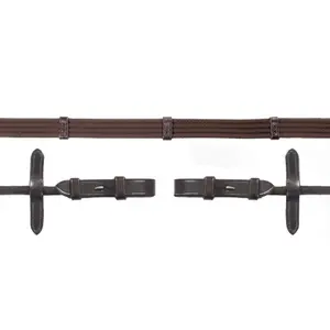 Schockemöhle Web Rubber Rolled Reins for Horse image-1