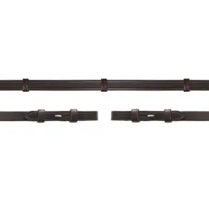 Riendas de cuero con gancho y pasador para caballo Schockemöehle image-1