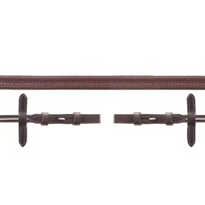 Rênes en caoutchouc roulées pour cheval Schockemöehle image-1