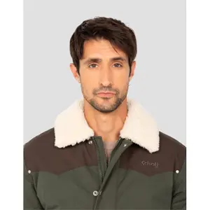 Sherpa-Kragen Jacke Schott image-6