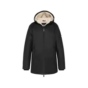 Parka à capuche doublée sherpa enfant Schott