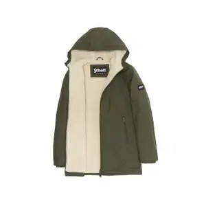 Parka à capuche doublée sherpa enfant Schott image-3