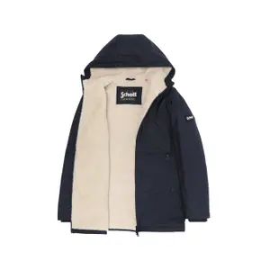 Parka à capuche doublée sherpa enfant Schott image-3