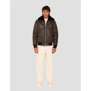 Double-sided Bomber Aviator Jacket Schott image-4