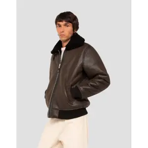 Double-sided Bomber Aviator Jacket Schott image-6