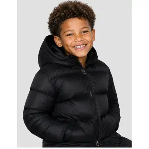 Doudoune longue enfant Schott image-1