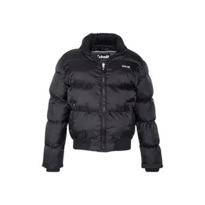 chicago-black-doudoune-a-capuche-avec-bord-cote-schott-black