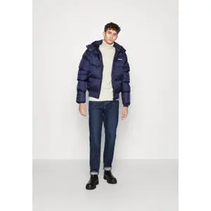 Hooded Puffer Jacket with ribbed hem Schott image-2