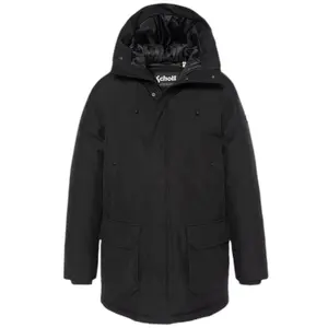elder-black-parka-a-capuche-basique-schott-black