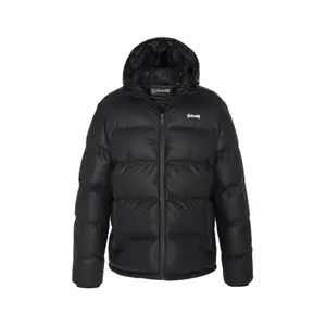 illinois-black-rubber-daunenjacke-mit-kapuze-schott-schwarz