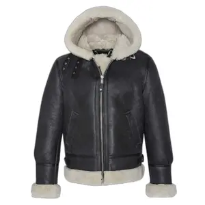 Casaco de bombardeiro com capuz Schott image-0