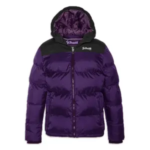 Casaco com capuz com encaixe + bordado Schott image-0