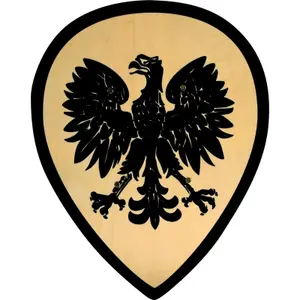 Eagle shield made of wood and plastic Schrodel image-0