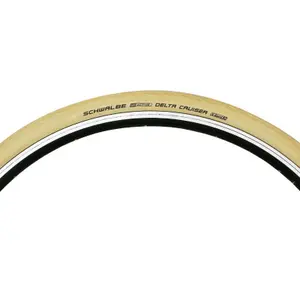 Pneu para bicicleta de montanha urbana Schwalbe Delta Cruiser Creme Tr (35-622) image-1