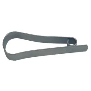 Paar verzinkte Hosenklammern Schwarz