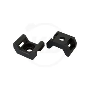 Lot von 10 Sicherheitsmuttern Schwarz M6